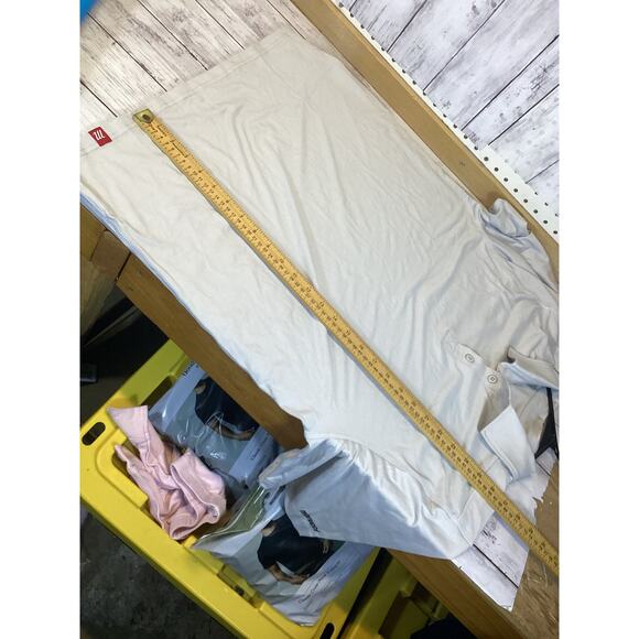 Marucci performance Men's gray golf polo shirt 95%polyester Size - L W44 L21 - Picture 5 of 5